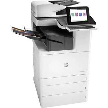 HP LaserJet Enterprise Flow M776zs Multifunction Printer, Copy/Fax/Print/Scan, White