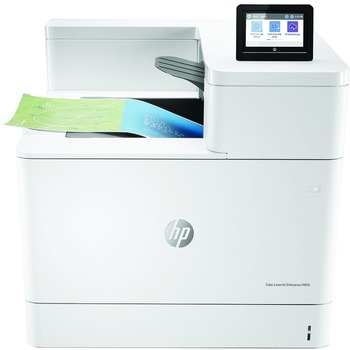 HP Color LaserJet Enterprise M856dn Laser Printer, Print, White