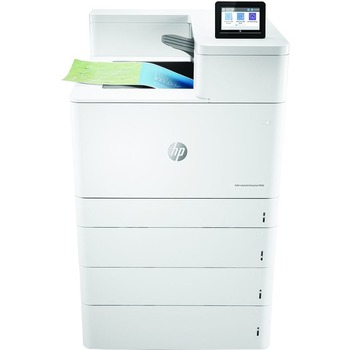 HP Color LaserJet Enterprise M856x Laser Printer, Print, White