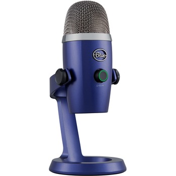 Logitech Blue Yeti Nano Microphone, 20 Hz to 20 kHz, Wired, Condenser, Cardioid, Omni-directional, Stand Mountable, Desktop, USB