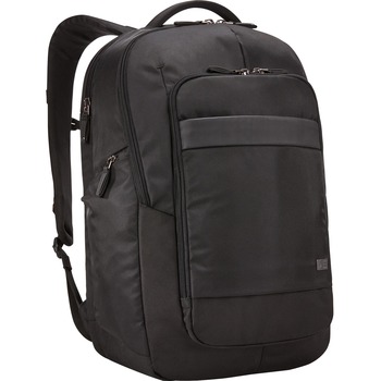 Case Logic NOTIBP-117 Backpack for 17.3&quot; Notebook, Nylon Body, 18.9&quot; H x 3.9&quot; W x 12.2&quot; D, Black