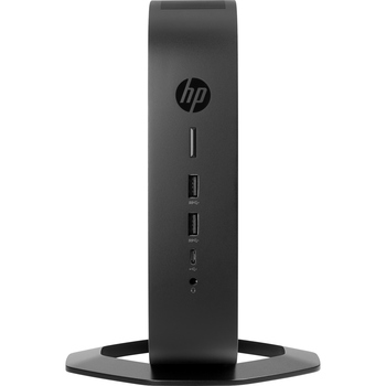 HP t740 Thin Client, AMD Ryzen V1756B Quad-core (4 Core) 3.25 GHz, TAA Compliant, 8 GB RAM DDR4 SDRAM, 16 GB Flash, Gigabit Ethernet, ThinPro, DisplayPort, Network (RJ-45), 7 Total USB Port(s), 2 USB 2.0 Port(s), USB Type-C, 90 W
