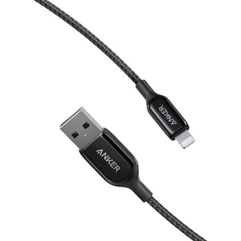 Anker PowerLine+ III USB-A Cable with Lightning Connector, 6 &#39;, Black