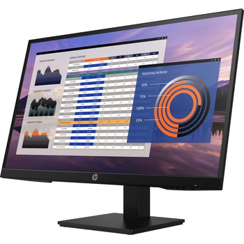 HP P27h G4 27&quot; Full HD LCD Monitor, 16:9, In-plane Switching (IPS) Technology, 1920 x 1080, 250 Nit, 5 ms GTG, 75 Hz Refresh Rate, HDMI, VGA, DisplayPort