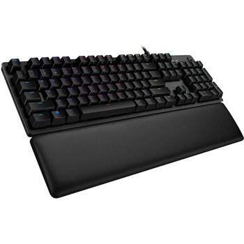 Logitech Lightsync RGB Mechanical Gaming Keyboard - Cable Connectivity - USB 2.0 Type A Interface - Windows - Carbon