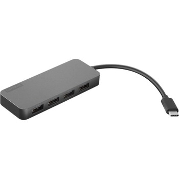 Lenovo USB-C to 4 Port USB-A Hub, Iron Gray