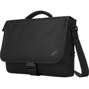 Lenovo Carrying Case Messenger for 15.6&quot; Notebook, Water Resistant, Nylon/Polyester Exterior Material, Black