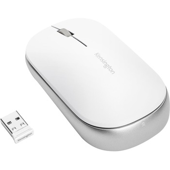 Kensington SureTrack™ Dual Wireless Mouse, Optical, 3 Button(s), White