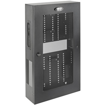 Tripp Lite by Eaton SmartRack 3U Low-Profile Vertical-Mount Switch-Depth Wall-Mount Structured Wiring Enclosure