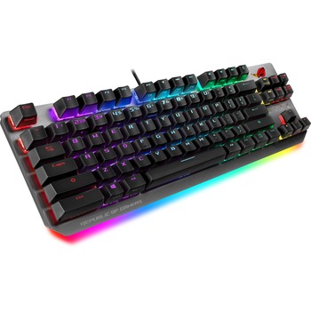 ASUS ROG Strix Scope TKL Gaming Keyboard, Wired, USB 2.0 Interface, Black/Gray