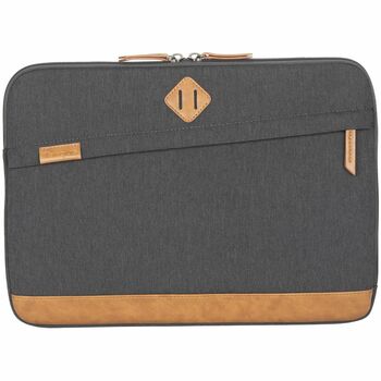 Targus Strata III Carrying Case for 14&quot; Notebook, 10.2&quot; x 0.8&quot; x 14.2&quot;, Gray/Brown