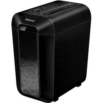 Fellowes Cross-cut Deskside Paper Shredder, LX65, Non-Continuous, 10 Page Capacity, 4 Gal, Black