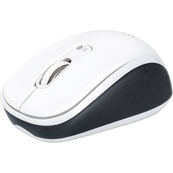 Manhattan Bluetooth Dual Mode USB Mouse, Black/White