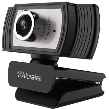 Aluratek, Inc AWC04F Webcam, 1920 x 1080 Video, 2 Megapixel, 30 fps, Black