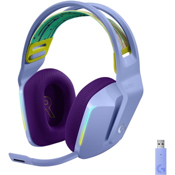 Logitech G733 Lightspeed Wireless RGB Stereo Gaming Headset, Purple