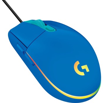 Logitech G203 Wired Gaming Mouse, 8000 dpi, 6 Button, Blue