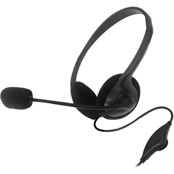 Maxell HP-BM6 Headset, Stereo, USB, Wired, Black