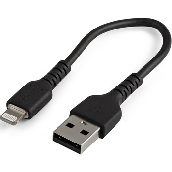 Startech.com USB-A to Lightning Cable, 6 in, Black