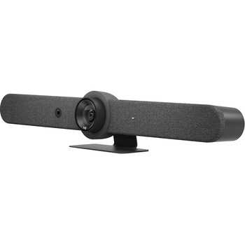 Logitech Rally Bar Video Conferencing Camera, 3840 x 2160 Video, 30 fps, USB 3.0, Graphite