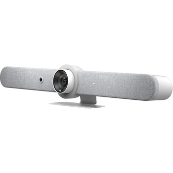 Logitech Rally Bar Video Conferencing Camera, 3840 x 2160 Video, 30 fps, USB 3.0, White