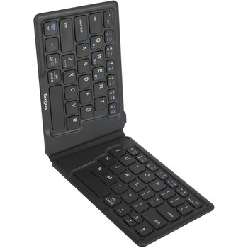 Targus Ergonomic Foldable Bluetooth Antimicrobial Keyboard, Black