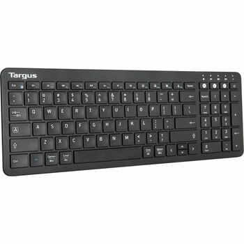 Targus Midsize Multi-Device Bluetooth Antimicrobial Keyboard, AAA Battery Size, Black