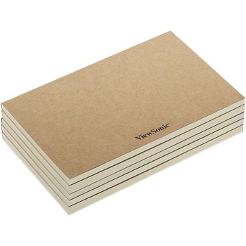 ViewSonic Replacement Notebooks for ID0730, 6.5 in x 4 in, Tan, 50 Pages/Pad, 5 Pads