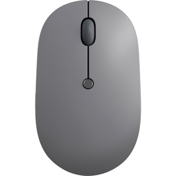 Lenovo Go USB-C Wireless Mouse, Rechargeable, 2.40 GHz, 4000 dpi, Scroll Wheel, Storm Grey
