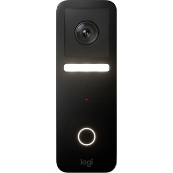 Logitech Wireless Circle View Doorbell, Black