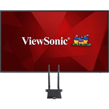 ViewSonic Integrated Software Display Kit with WiFi Adapter, 75&quot;, 450 Nit, Black