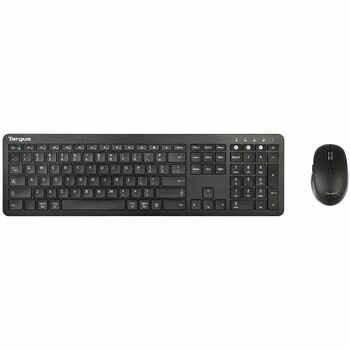 Targus Keyboard &amp; Mouse, Wireless Bluetooth, 104 Key, Black