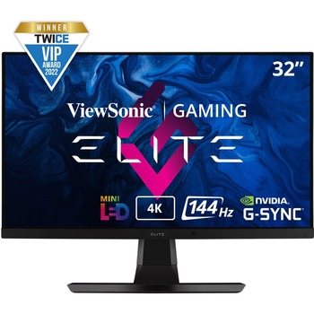 ViewSonic Gaming Monitor with G-Sync, 32&quot;, 3840 x 2160, 144 Hz, Black