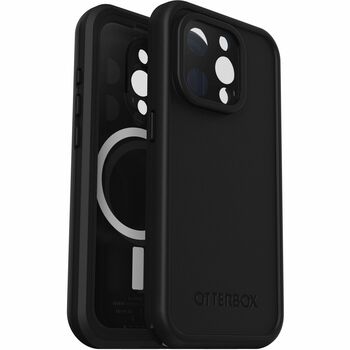 Otterbox Water Proof Carrying Case For iPhone 15 Pro, 6.3&quot; H x 3.3&quot; W x 0.7&quot; D, Black
