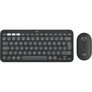 Logitech Pebble 2 USB Keyboard Mouse Combo, Black