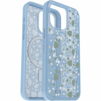Otterbox Case For iPhone 15 Pro Max, Plastic, Dawn Floral  Blue