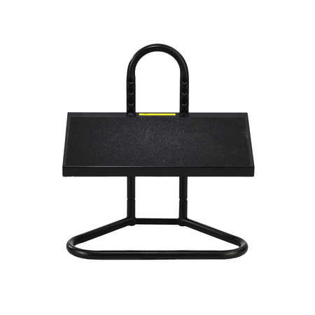 Safco Adjustable Footrest - 8° Tilt - Black - 1 Each | Grand