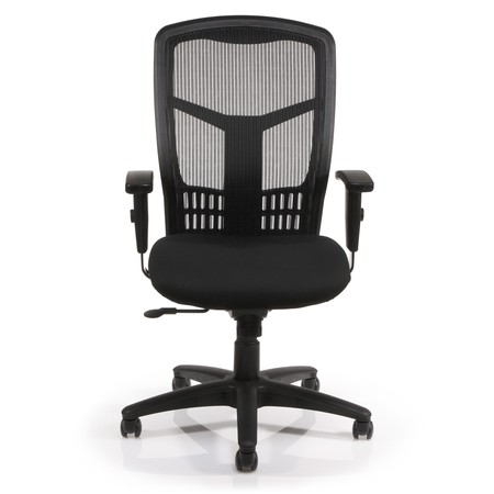 Lorell Executive High back Swivel Chair Black Fabric LLR86205