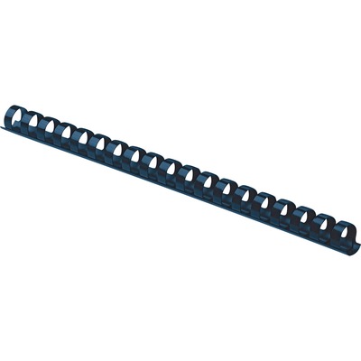Fellowes Plastic Binding Combs - Navy, 3/8" Diameter