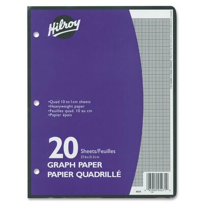 Hilroy One-Sided Metric Quad Ruled Filler Paper