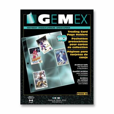 Gemex Trading Cards Page Holder