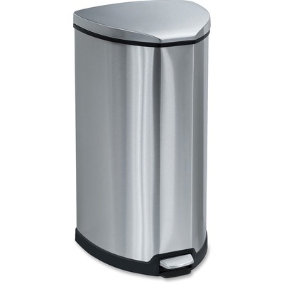 Safco Hands-free Step-on Stainless Receptacle