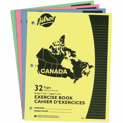 Hilroy 12692 Canada Excercise Book