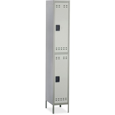 Safco Double-Tier Two-tone Locker with legs