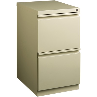 Lorell 20" File/File Mobile File Cabinet with Full-Width Pull
