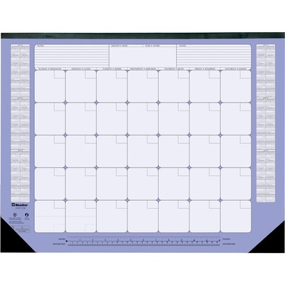 Blueline Blueline Undated Monthly Desk Pad Calendar