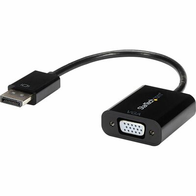 StarTech.com DisplayPort to VGA Adapter, Active DP to VGA Converter, 1080p Video, DP to VGA Adapter Dongle (Digital to Analog), DP 1.2