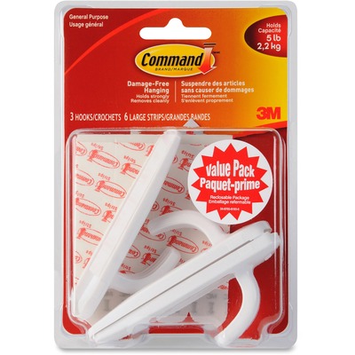 Command Large Hooks Value Pack, 17003C-VP