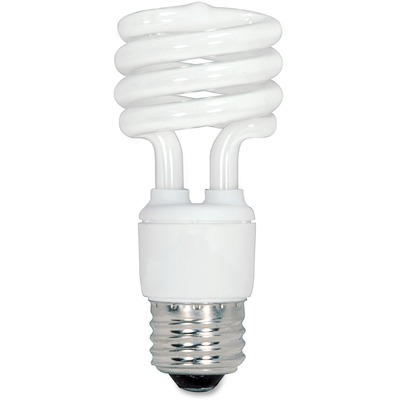 Satco 13-watt Fluorescent T2 Spiral CFL Bulb