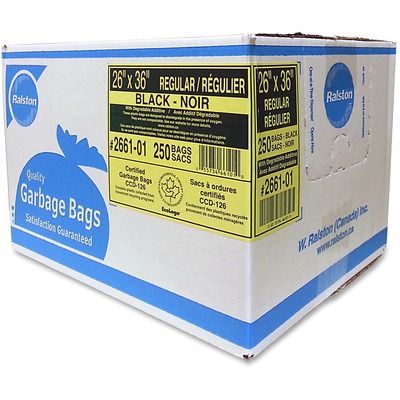 Ralston Black Regular-Strength Industrial Bags