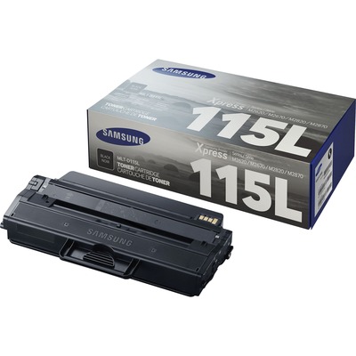 Samsung MLT-D115L Original High Yield Laser Toner Cartridge - Black - 1 Each